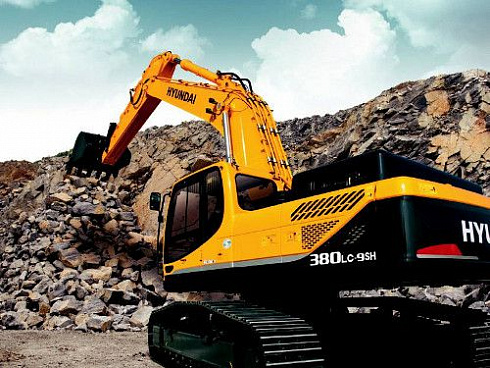 Гусеничный экскаватор Hyundai R-380LC-9SH