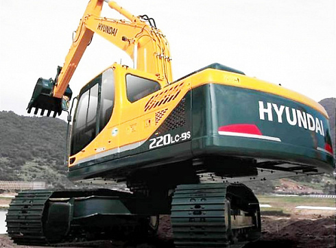 Гусеничный экскаватор Hyundai R-220LC-9S