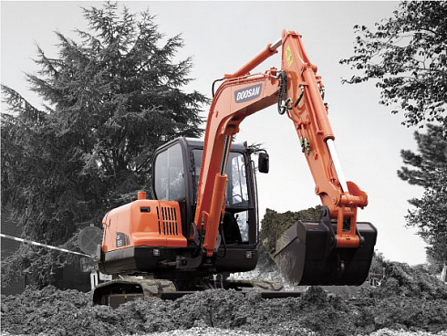 Гусеничные экскаваторы Doosan DX55LC