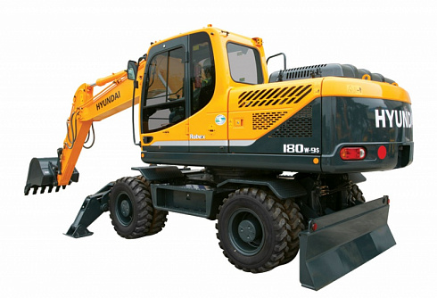 Колесный экскаватор Hyundai R-180W-9S