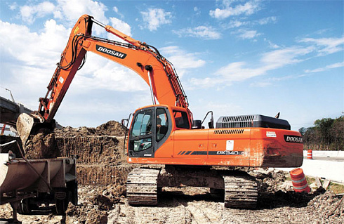 Гусеничные экскаваторы Doosan DX340LCA (Евро2)