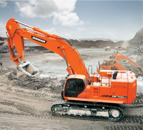 Гусеничные экскаваторы Doosan DX700LC